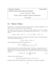 book Markov Chains, Coupling, Stationary Distribution