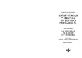 book Sobre verdad y mentira en sentido extramoral y otros fragmentos de filosofía del conocimiento (Los esenciales de la filosofía / The Essential of Philosophy) (Spanish Edition)