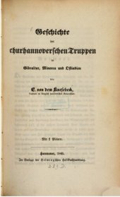 book Geschichte der churhannoverschen Truppen in Gibraltar, Minorca und Ostindien