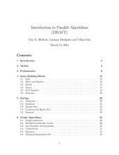 book Introduction to Parallel Algorithms