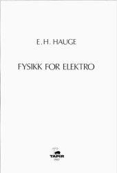 book Fysikk for elektro