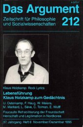 book Lebensführung - Klaus Holzkamp zum Gedächtnis