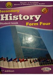 book Secondary History. Student book. Form Four