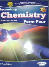 book Secondary Chemistry. Student book. Form Four