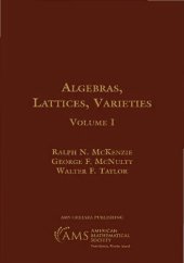 book Algebras, Lattices, Varieties (The Wadsworth & Brooks/Cole Mathematics Series)