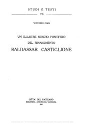 book Un illustre nunzio pontificio del Rinascimento. Baldassar Castiglione