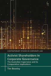 book Activist Shareholders in Corporate Governance: The Australian Experience and its Comparative Implications