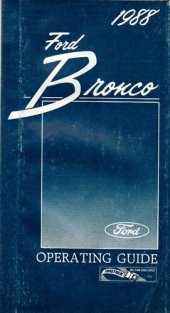 book Ford Bronco Operating Guide