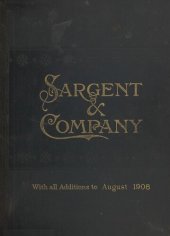 book Sargent & Company Hardware Catalogue