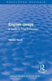 book English Usage: A Guide to First Principles