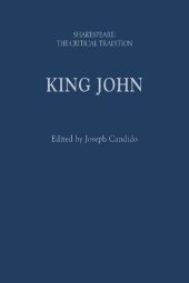 book King John: Shakespeare: The Critical Tradition