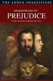 book Shakespeare on Prejudice: ‘Scorns and Mislike’ in Shakespeare’s Plays