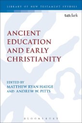 book Ancient Education and Early Christianity