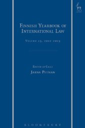 book Finnish Yearbook of International Law Volume 23, 2012–2013