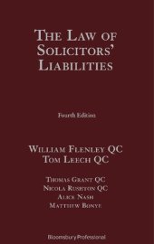 book The Law of Solicitors’ Liabilities