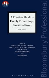 book A Practical Guide to Family Proceedings: Blomfield and Brooks