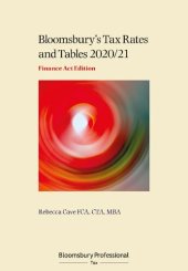 book Bloomsbury’s Tax Rates and Tables 2020/21: Finance Act Edition