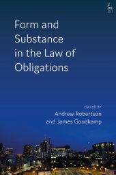 book Form and Substance in the Law of Obligations