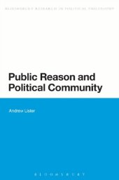 book Public Reason and Political Community