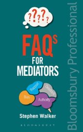 book FAQs for Mediators