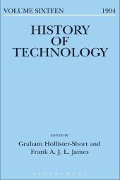 book History of Technology Volume 16: Volume 16, 1994