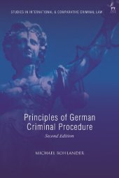 book Principles of German Criminal Procedure