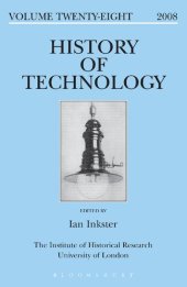 book History of Technology Volume 28: Volume 28, 2008