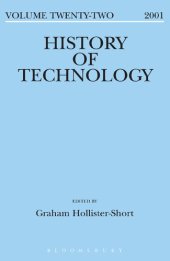 book History of Technology Volume 22: Volume 22, 2000