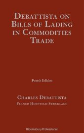 book Debattista on Bills of Lading in Commodities Trade