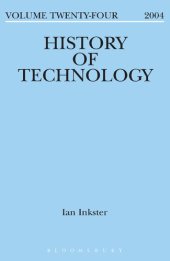 book History of Technology Volume 24: Volume 24, 2002