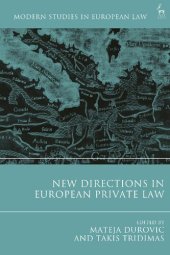 book New Directions in European Private Law