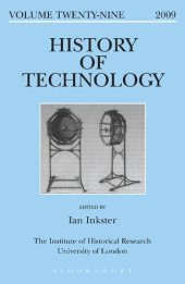 book History of Technology Volume 29: Volume Twenty-nine, 2009