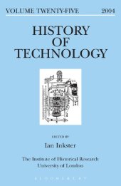 book History of Technology Volume 25: Volume Twenty-five, 2004