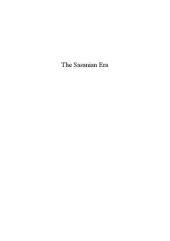 book The Sasanian Era Volume Volume III: The Idea of Iran