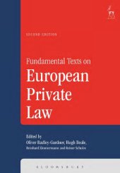 book Fundamental Texts On European Private Law