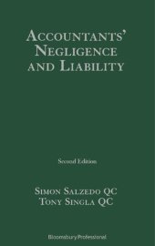 book Accountants’ Negligence and Liability: Second edition