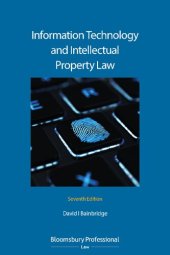 book Information Technology and Intellectual Property Law