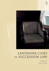 book Landmark Cases in Succession Law