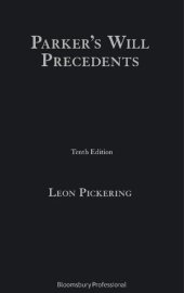 book Parker’s Will Precedents