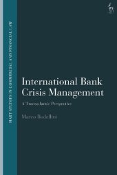 book International Bank Crisis Management: A Transatlantic Perspective