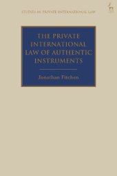 book The Private International Law of Authentic Instruments