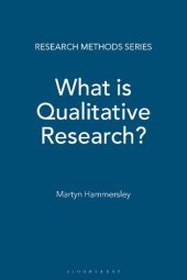 book What is Qualitative Research?