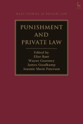 book Punishment and Private Law