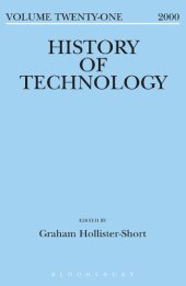 book History of Technology Volume 21: Volume 21, 1999