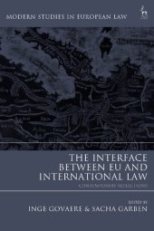 book The Interface Between EU and International Law: Contemporary Reflections