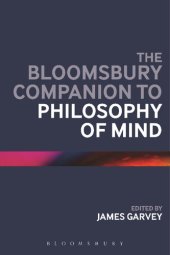 book The Bloomsbury Companion to Philosophy of Mind