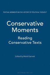 book Conservative Moments: Reading Conservative Texts