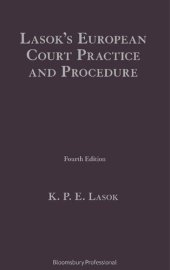 book Lasok’s European Court Practice and Procedure