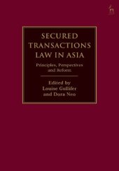 book Secured Transactions Law in Asia: Principles, Perspectives and Reform