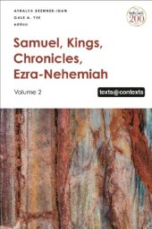 book Samuel, Kings, Chronicles, Ezra-Nehemiah: Volume 2